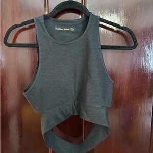 Outdoor Voices Charcoal Crop Top